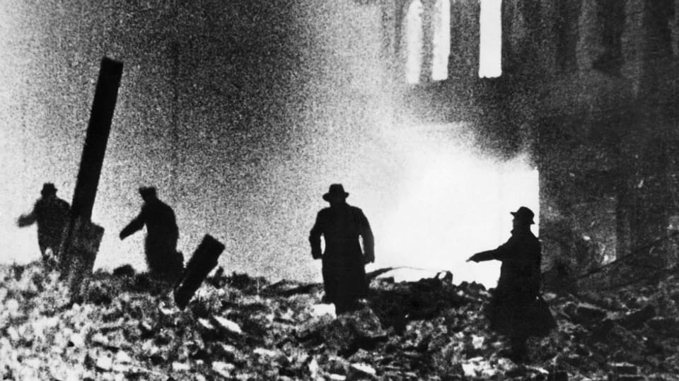 Letzte Luftangriffe auf die Reichshauptstadt (Bild: Keystone)
