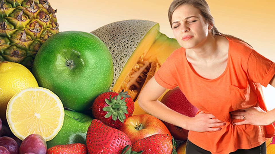 Zu viel Fruchtzucker kann zu Bauchbeschwerden führen.