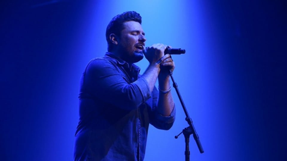 Chris Young an der letzten Country Night in Gstaad.