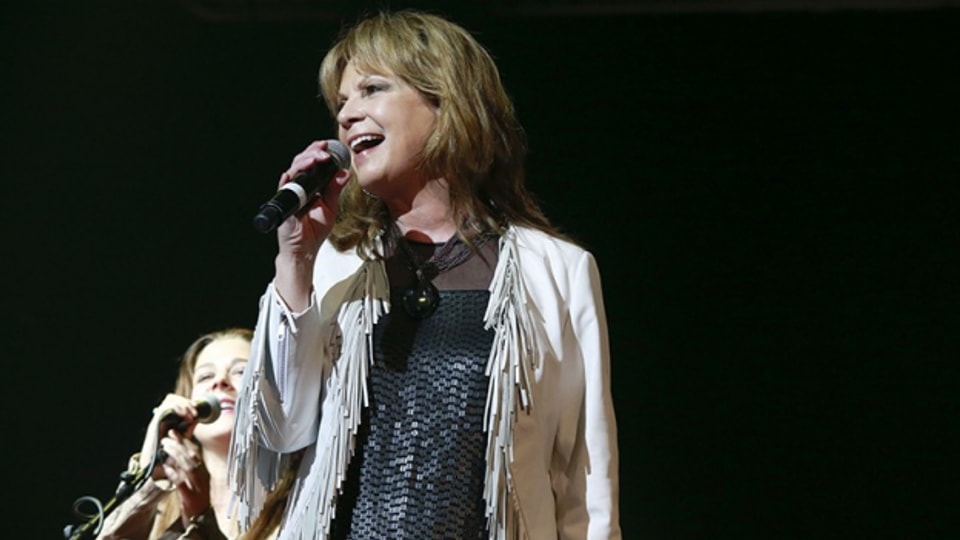 Patty Loveless auf der Bühne an der Country Night in Gstaad 2015.