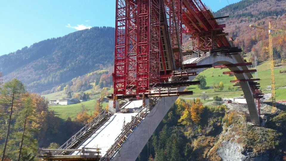 Grösste Bogenbrücke der Schweiz