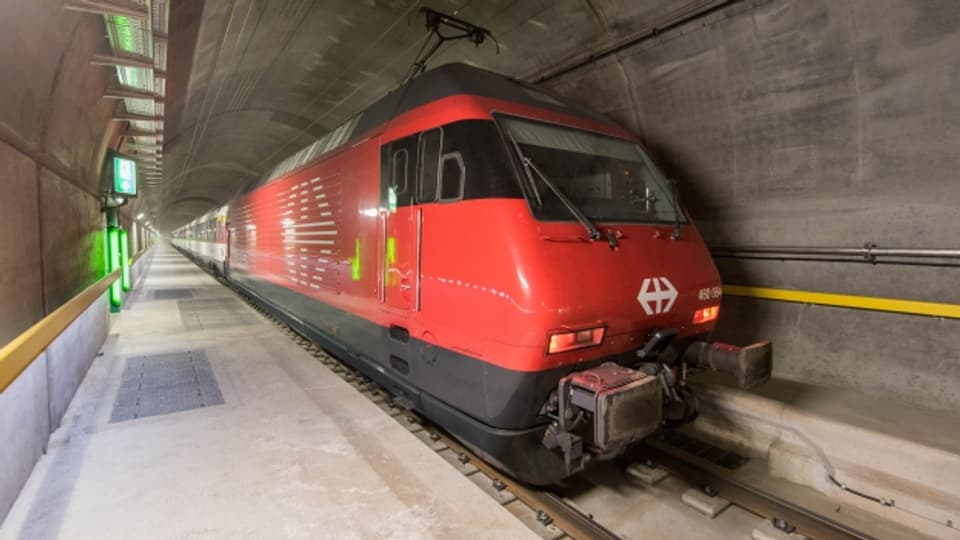 Testfahrten im Gotthard Basistunnel: Die SBB-Verantwortlichen freuen sich auf die Eröffnung.