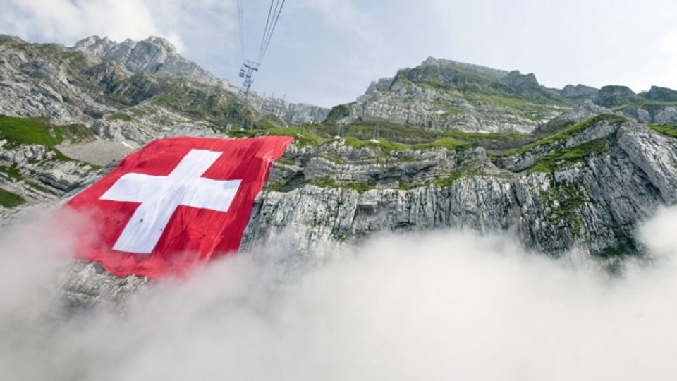 Sind es die Berge, welche die Korrespondenten im Ausland an die Schweiz erinnern?