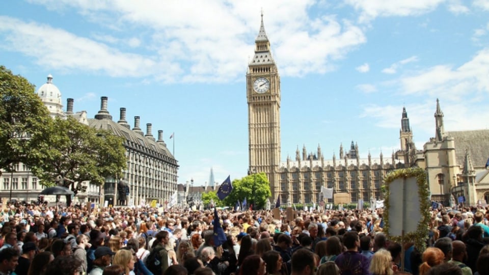Am 2. Juli fand in London der «March for Europe» vom Park Lane zum Parliament Square in Westminster statt.
