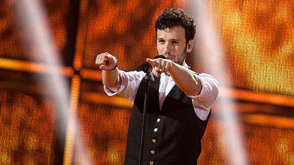 Punkten mit Pfeifen: Sebalter am Eurovision Song Contest 2014.