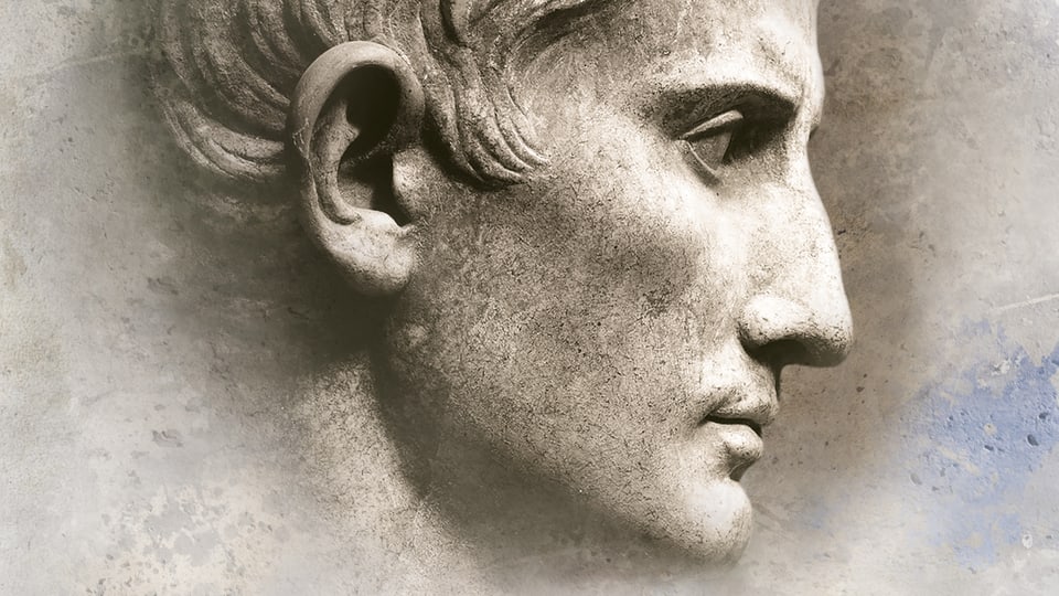 John Williams liefert ein Porträt von Kaiser Augustus (Coverausschnitt)