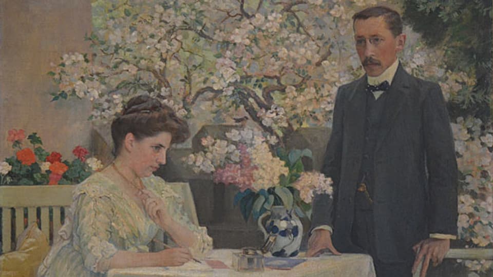 Adele und Rudolf von Tavel-Stettler, Porträt von Wilhelm Balmer (1909)