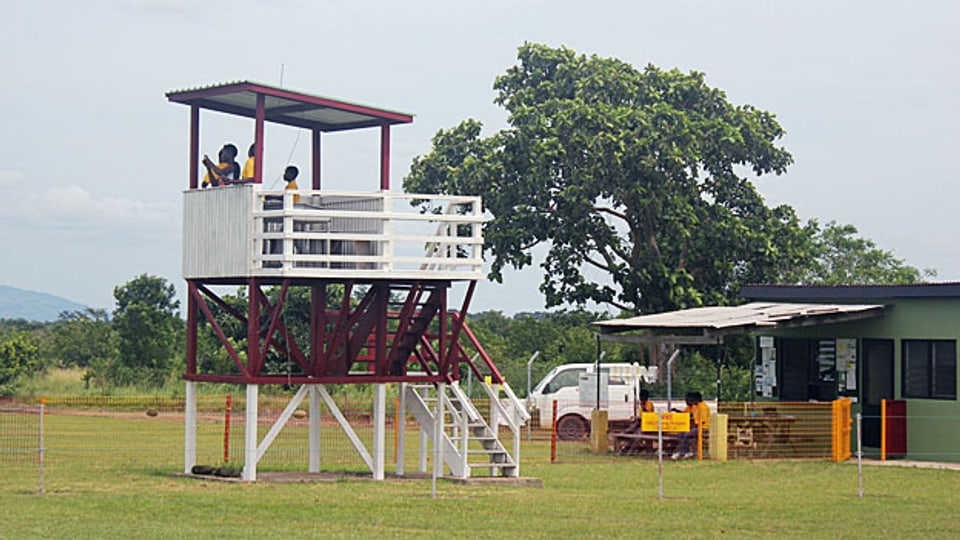Kpong Airfield ausserhalb Accra, Ghana