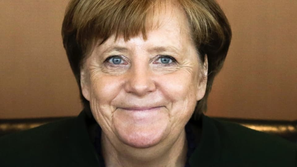 Die ganz normale Frau Merkel (Bild: Keystone)