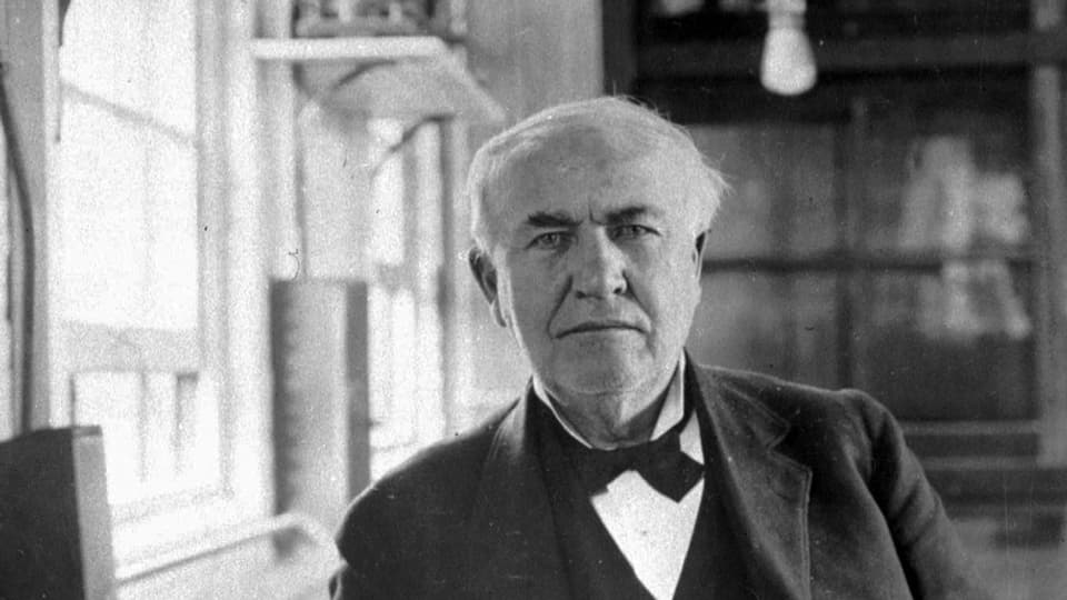 Einer der berühmtesten Erfinder: Thomas A. Edison (Bild: Keystone)