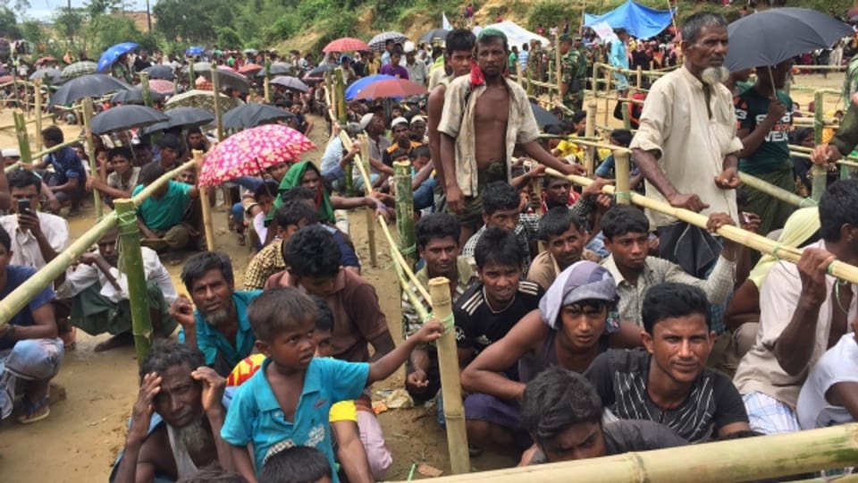 Fast eine halbe Million Rohingya ist nach Bangladesch geflüchtet – die Flüchtlingslager sind überfüllt.