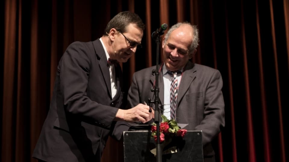 Theo Hitzig von Lapsus und Ernst Steinmann, Schweizer Generalkonsul in Stuttgart (D)