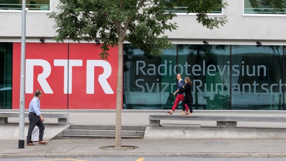 Das Medienhaus und die Studios der Radiotelevisiun Svizra Rumantscha RTR in Chur.