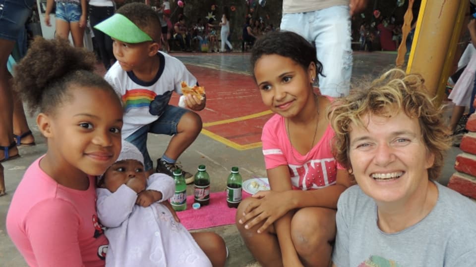 Heidi Caluori hat eine angesehene Tagesschule in einer Favela von Sao Paulo aufgebaut.