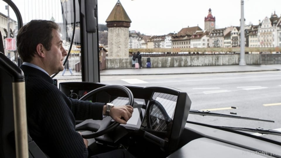 Das gesamte Bus-Liniennetz der Verkehrsbetriebe Luzern misst 498,5 Kilometer.