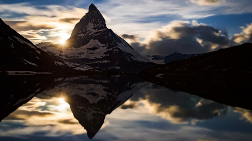 Das Matterhorn in wunderbarem Licht: Viele Schweizer haben immer noch eine romantische Vorstellung der Berge.
