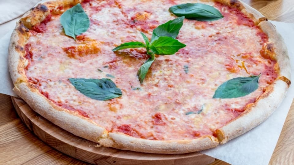 Schlicht und weltweit beliebt: die Pizza Margherita.