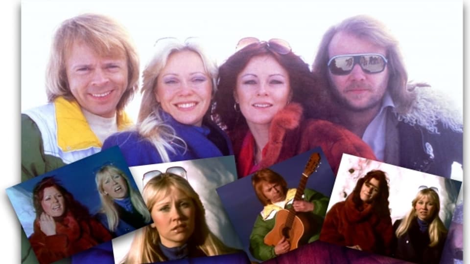 ABBA drehen Musikvideo zu Chiquitita in den Schweizeralpen