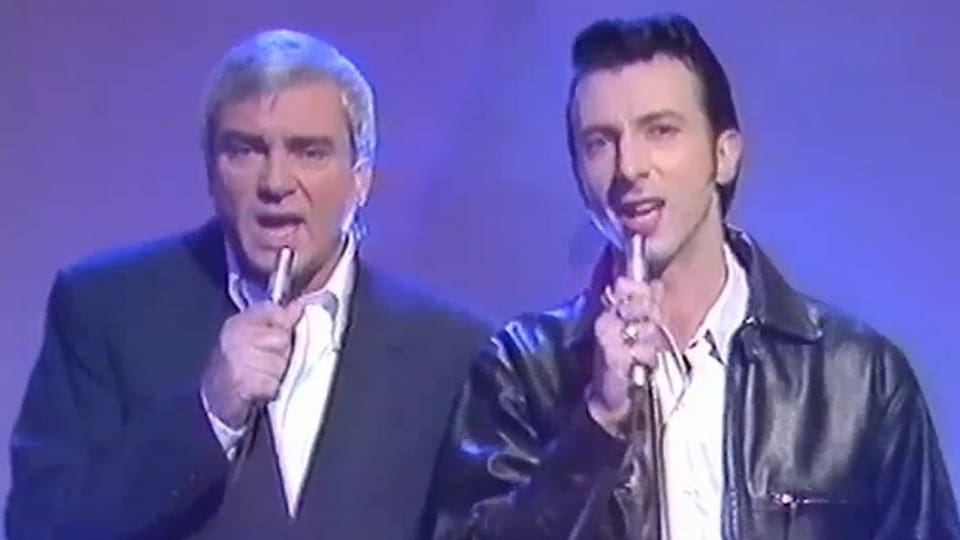 Gene Pitney und Marc Almond singen gemeinsam Pitney's Hit «Something's Gotten Hold Of My Heart» in die Charts 1988