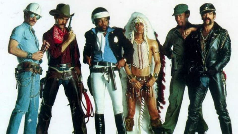 Cowboy, Indianer, Soldat, Bauarbeiter, Lederfetischist und Polizist - Die Village People 1979.