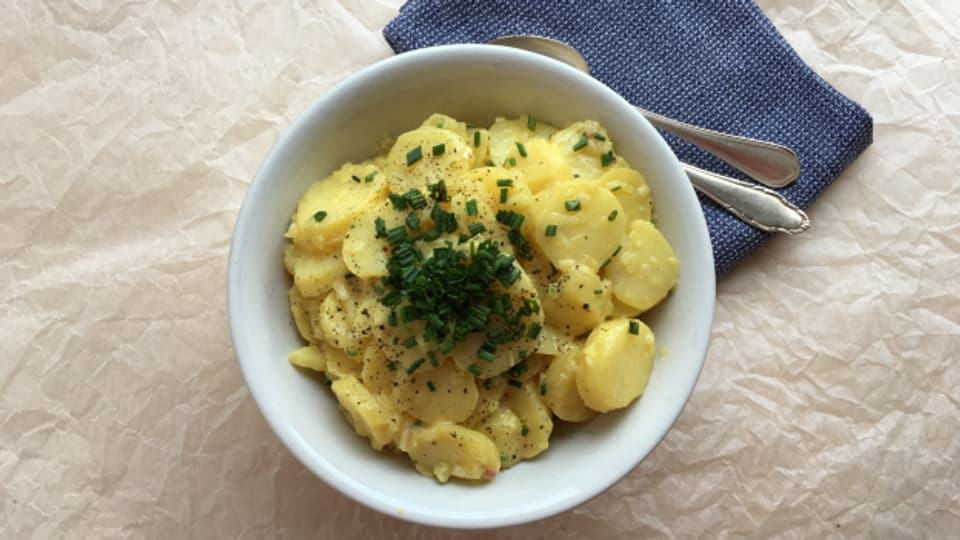 Weshalb nicht mal ganz klassisch? - Badischer Kartoffelsalat.