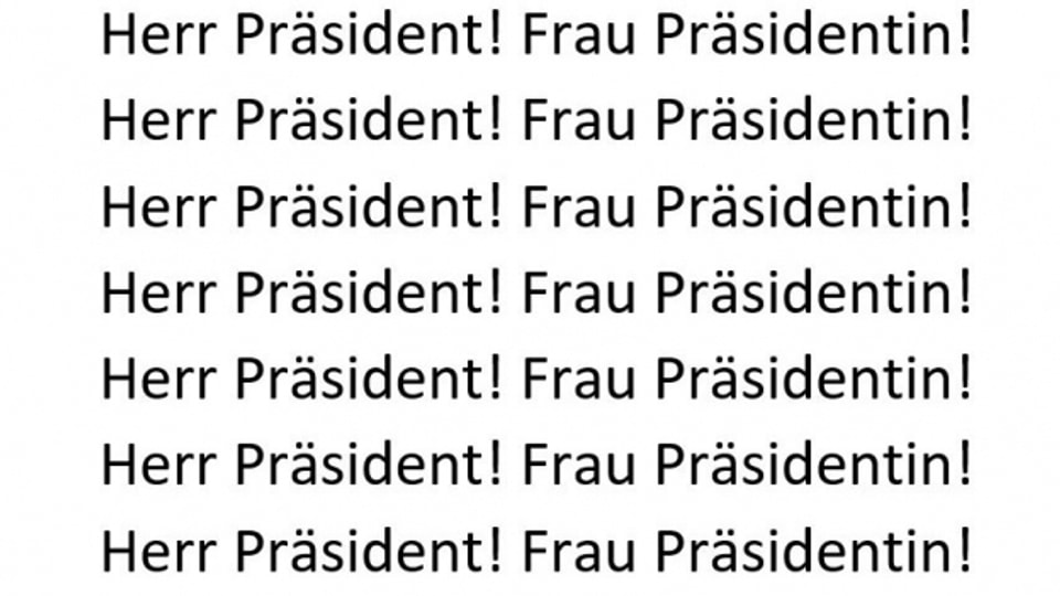 In der Schweiz gibt es mehr als 115'000 Präsidentinnen und Präsidenten