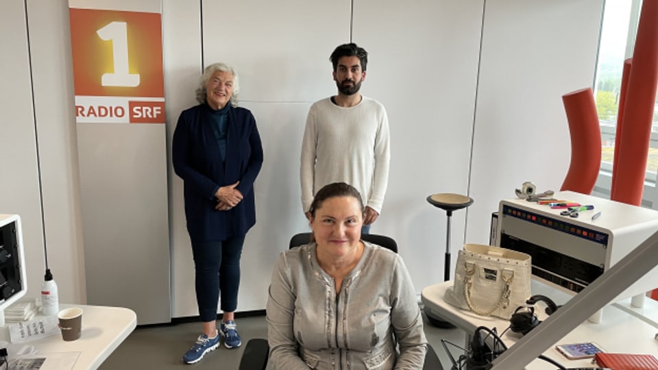 Ellen Ringier und Cenk Korkmaz zu Gast bei Heidi Ungerer.