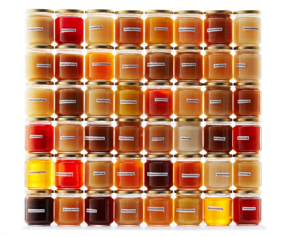 Im Alpenraum gibt es rund 50 verschiedene Sorten-Honige