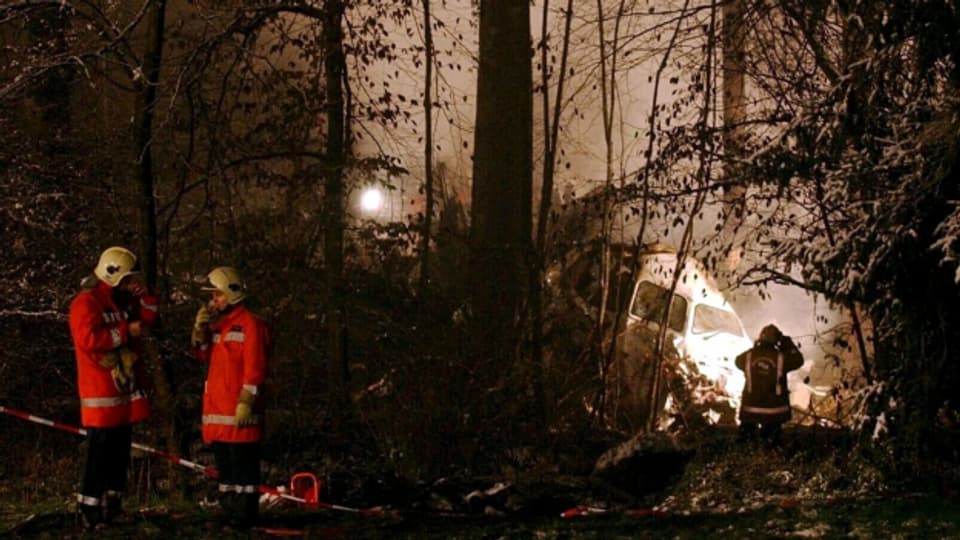 Am 24. November 2001 stürzte ein Crossair-Flugzeug in Bassersdorf ZH ab