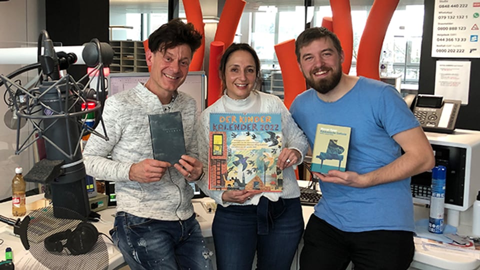 Felix Münger bringt fesselnde Lektüre aus Norwegen, Britta Spichiger einen Kinderkalender und André Perler einen historischen Roman aus der Schweiz an den Literaturstammtisch.