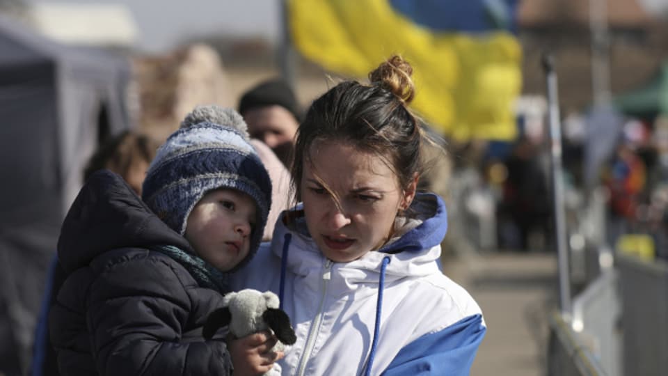 In den Nachbarländern der Ukraine kommen noch immer viele Flüchtlinge an.