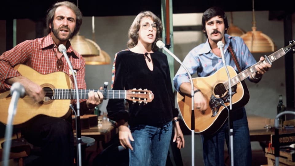 v.l.: Peter Reber, Susan Schell und Marcel Dietrich als Peter, Sue und Marc anno 1976