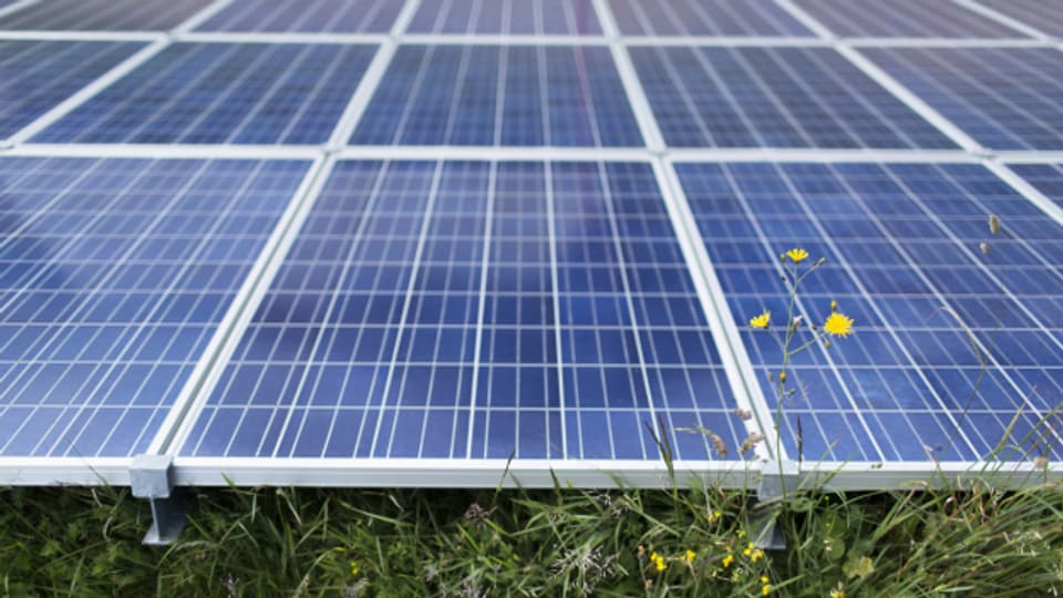 Riesige Solaranlagen in den Alpen sollen künftig Strom liefern.