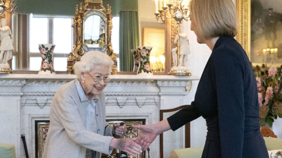 Noch zwei Tage vor ihrem Tod, begrüsste die Queen Liz Truss als neue Premierninisterin.