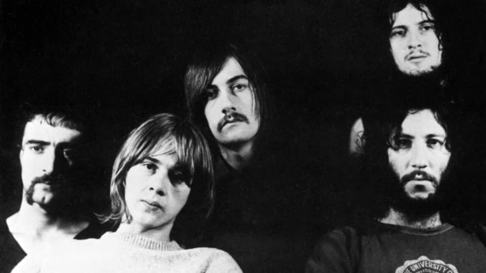 Fleetwood Mac landeten mit «Albatross» Ende der 60er-Jahre einen grosse Instrumental-Hit. Geschrieben hat den Song ihr Gitarrist Peter Green (im Bild unten rechts).