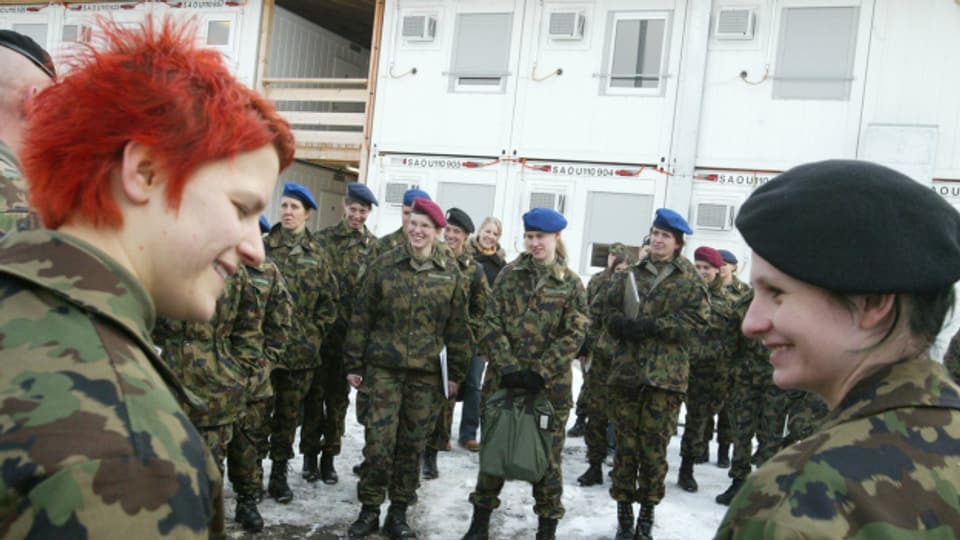 Lediglich 1,4 Prozent aller Armeeangehörigen sind Frauen.