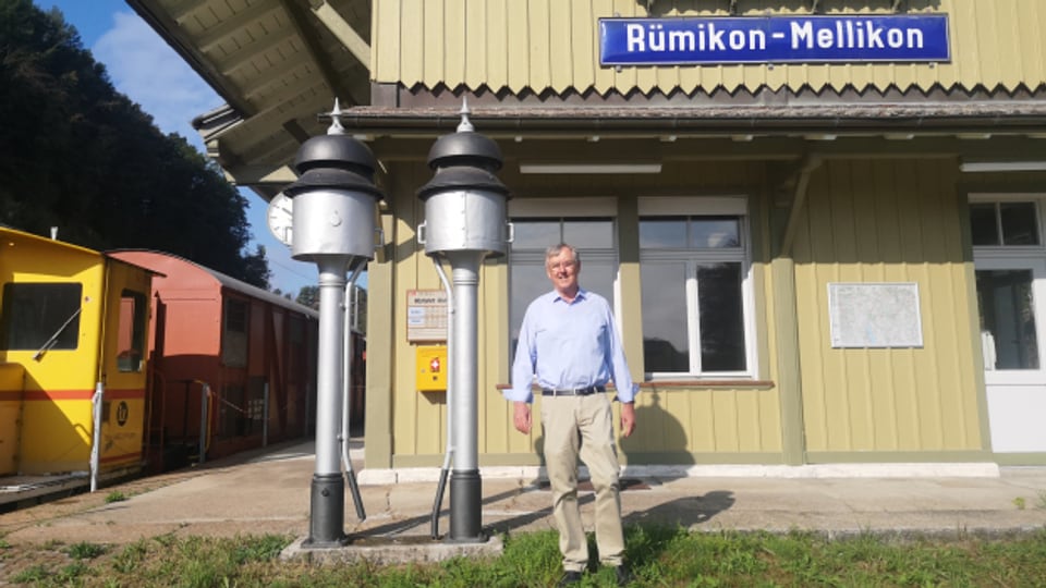 Der fast 150 Jahre alte Bahnhof von Rümikon-Mellikon lässt Rentner Roland Baldinger nicht ruhen.