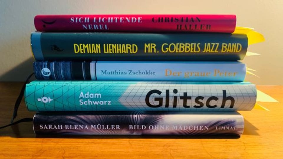 Welcher dieser fünf Titel gewinnt den Schweizer Buchpreis 2023?