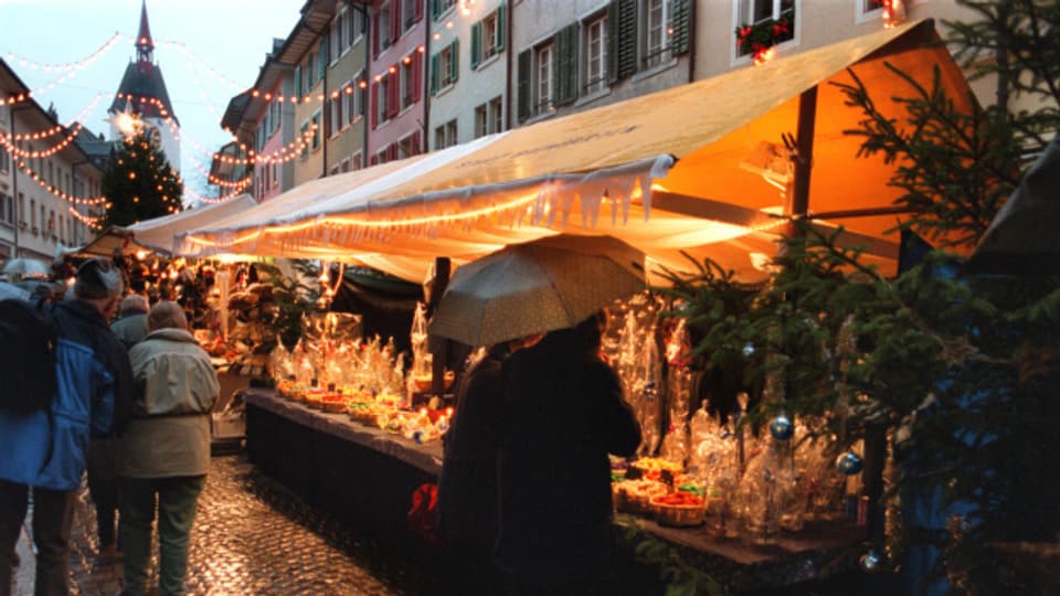 Der grösste Weihnachtsmarkt der Schweiz ist in Bremgarten (AG)