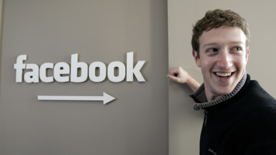 Facebook-Gründer in seinen und in Facebooks jungen Jahren, 2007