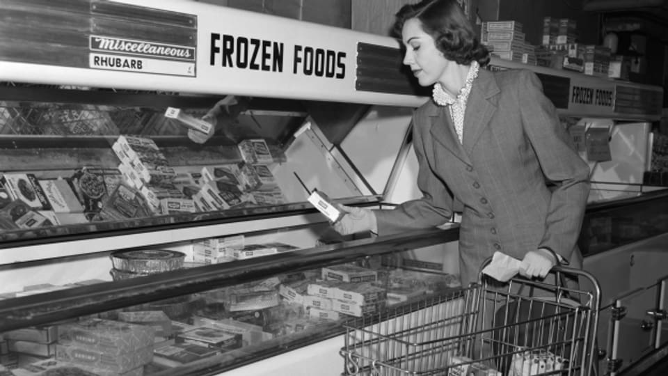 In Europa nahmen Tiefkühlprodukte Mitte der 1950er Fahrt auf.