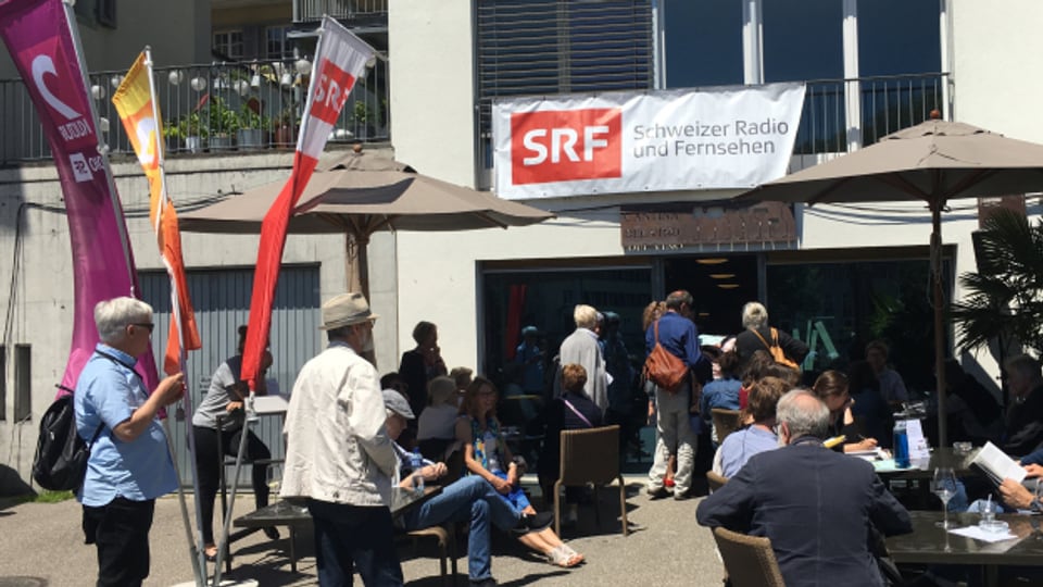 SRF ist an den Solothurner Literaturtagen live vor Ort