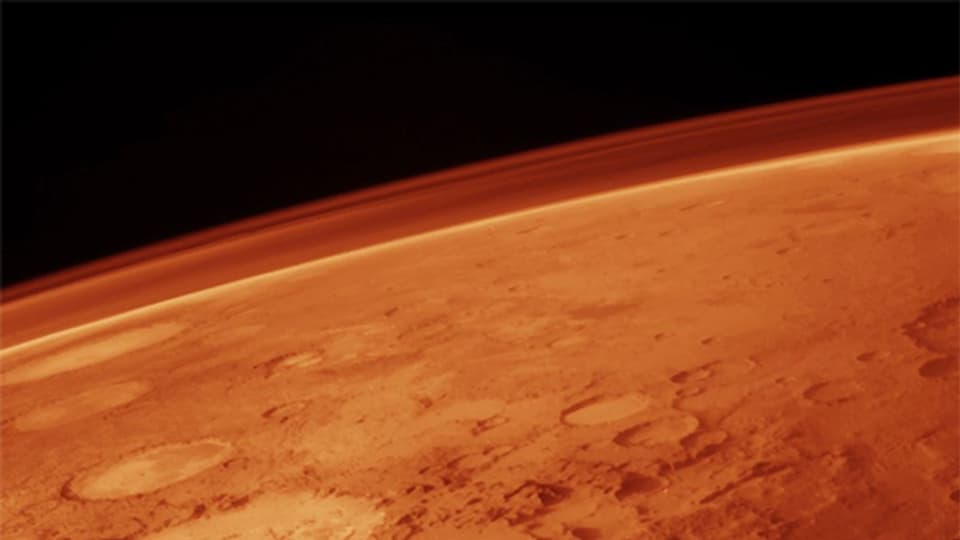 Der Planet Mars wurde wegen seiner blutroten Farbe nach dem römischen Kriegsgott benannt.