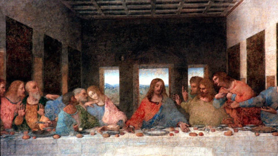 Da Vincis Abendmahl ist im "Goldenen Schnitt" aufgebaut.