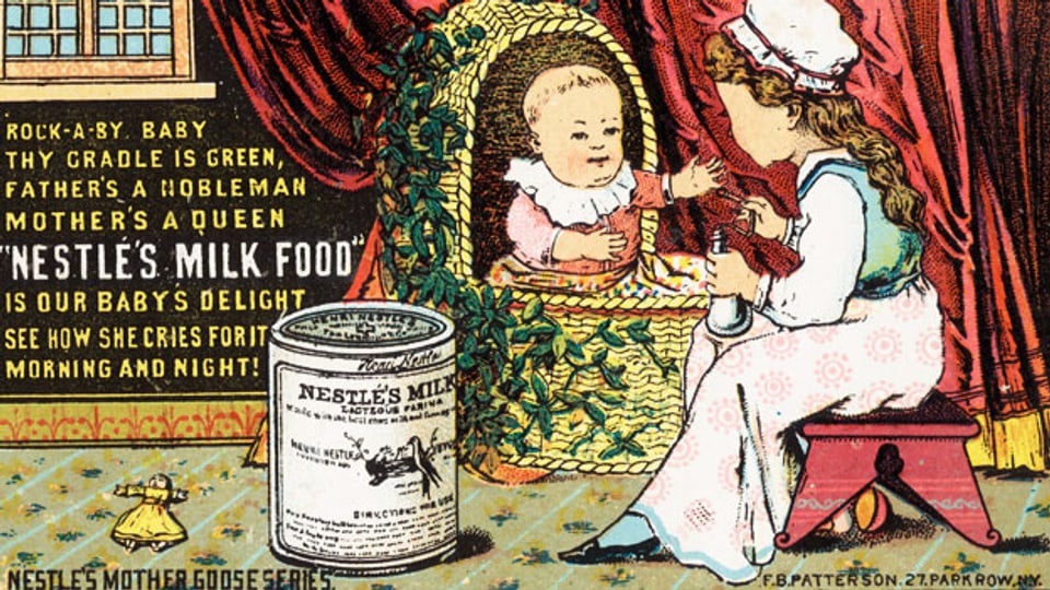 Mit dem Milchpulver, genannt «Henri Nestle’s Kindermehl», begann alles.