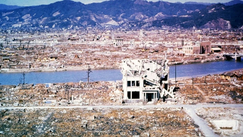 Hiroshima als Zäsur: die Zerstörung nach der Atombombe.