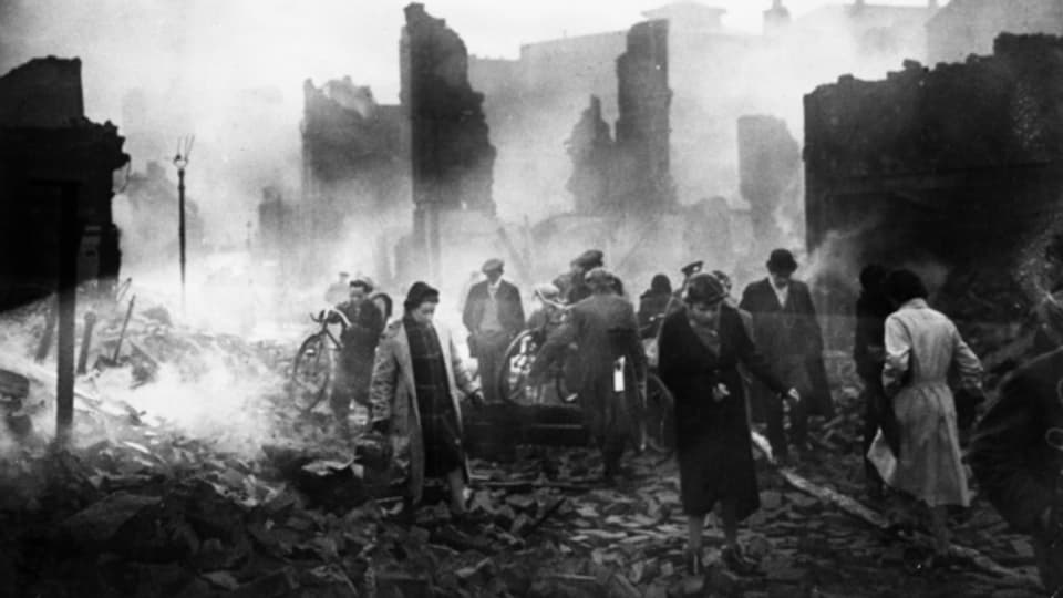 Die zerstörte Innenstadt Coventrys.