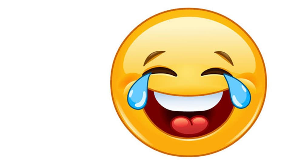 Der Smiley lächelt nicht nur, sondern lacht Tränen: das meistverwendete Emoji dieses Jahr.