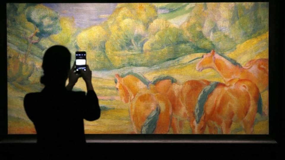 Das Werk Grosse Landschaft von Franz Marc wird auf 5 bis 8 Millionen Franken geschätzt.