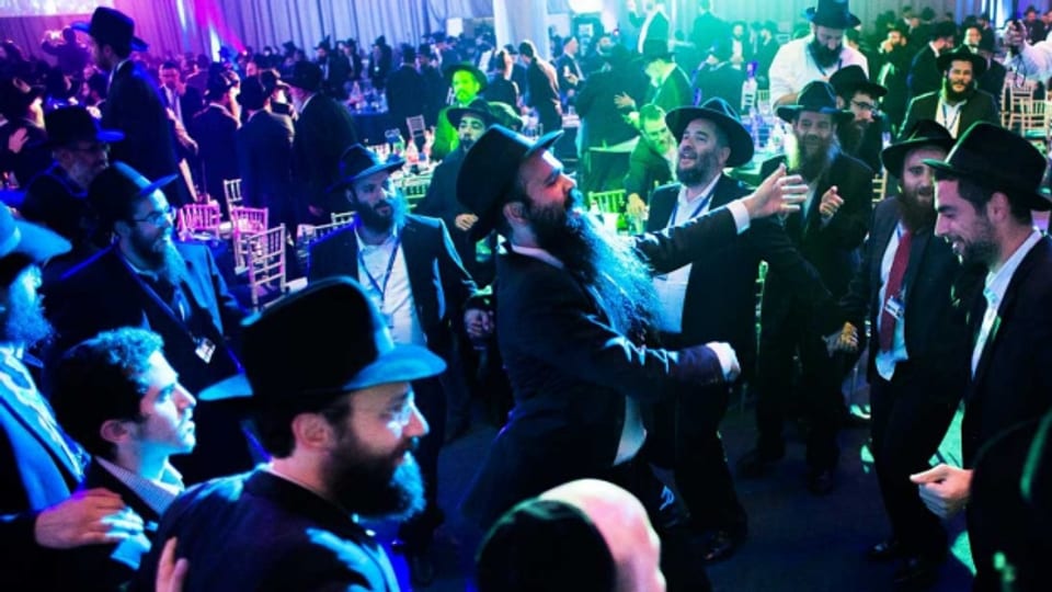 Jährliches Treffen der Chabad-Lubavitch-Rabbis in New York.